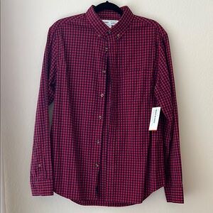 Men's Red Checkered Shirt